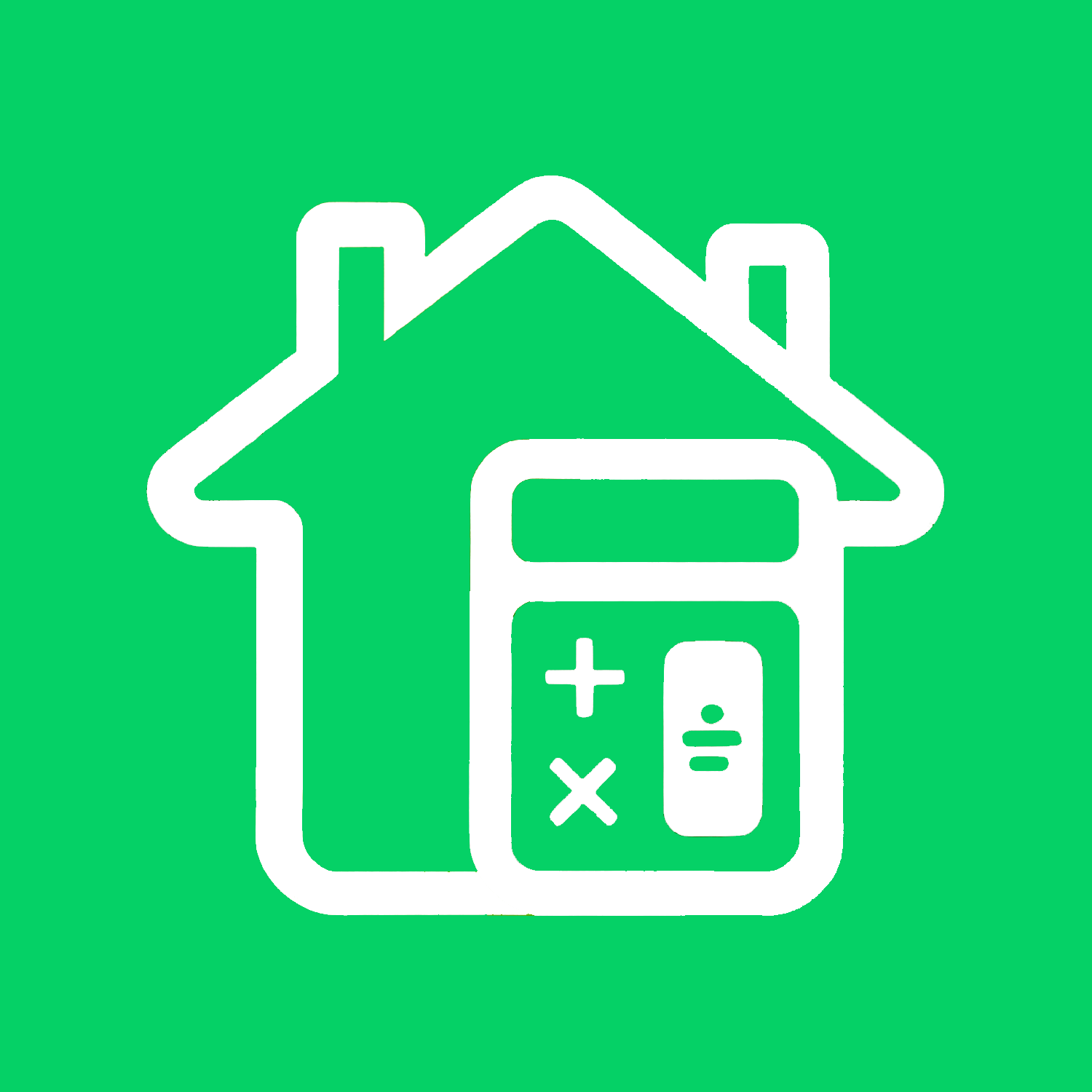 装修报价计算器Logo - DecoCalc智能装修预算工具